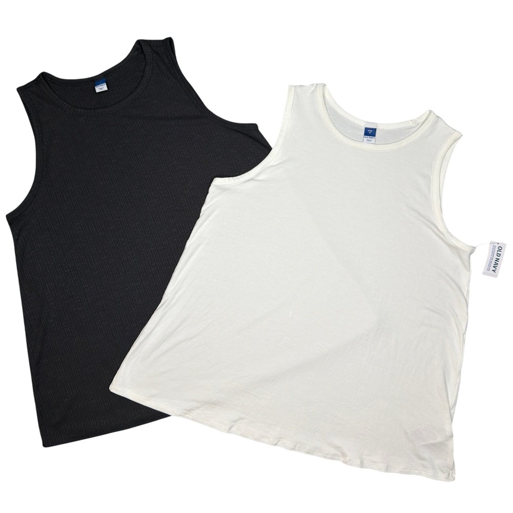 2 New Old Navy Luxe Swing Tank Tops Womens M